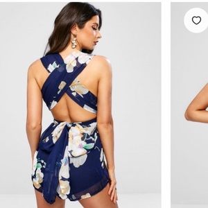 Wrap around romper